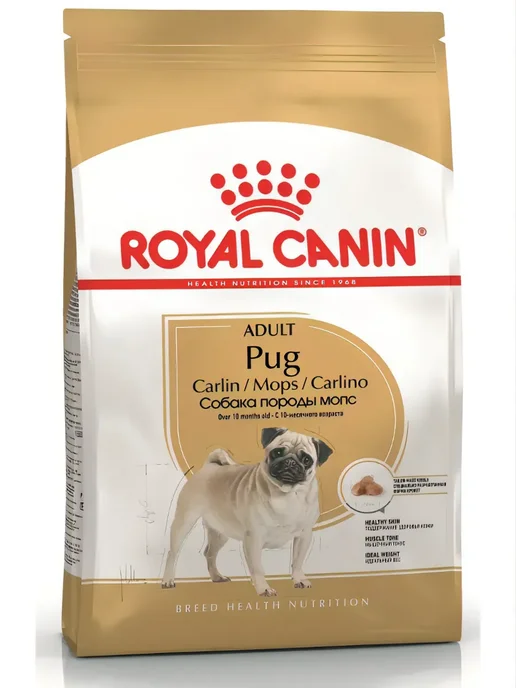 Сухой корм Royal canin Pug Мопсов для собак, взрослые, 1,5 кг