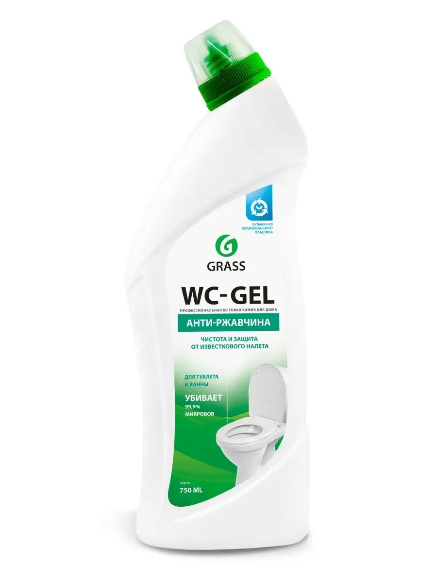 Чистящее средство WC-gel Анти-ржавчина гель 750мл AZELIT / GRASS 155338931  купить в интернет-магазине Wildberries