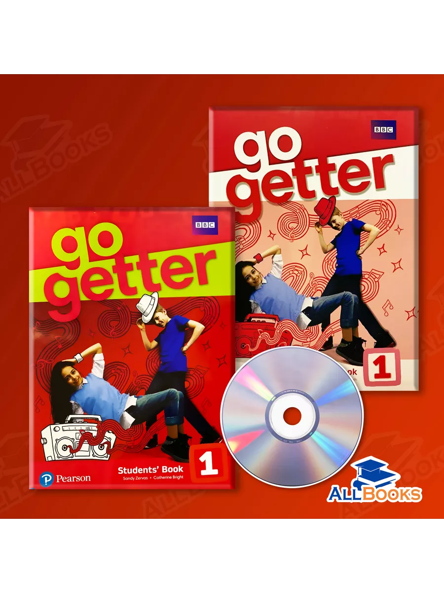 Go Getter 1 (комплект) Учебник + Рабочая тетрадь + CD Pearson 155341523  купить за 1 755 ₽ в интернет-магазине Wildberries