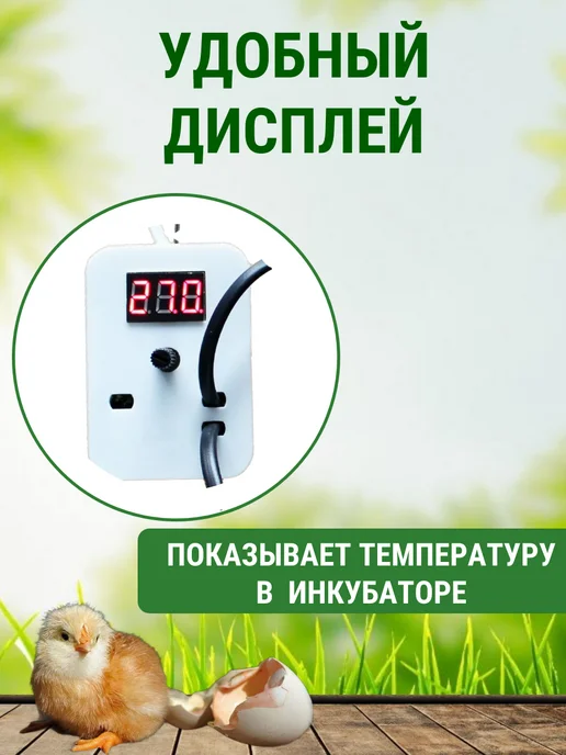 Подворье Инкубатор Несушка на 63 яйца автоматический, белый, фото 3