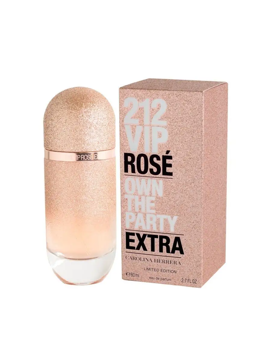 Carolina Herrera 212 Vip Rose Own the party extra 80 CAROLINA HERRERA 155369098 971 Wildberries