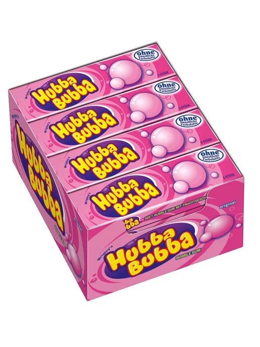 Hubba Bubba Жевательная резинка Хубба Бубба баббл гам 3 шт, 6 шт, фото 2