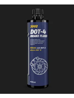 Brake Fluid жидкость тормозная DOT 4 455 гр MANNOL 155432923 купить за 365 ₽ в интернет-магазине Wildberries