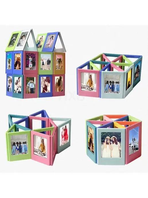 Photozone Рамки для фото магнитные Instax mini, белый, фото 6