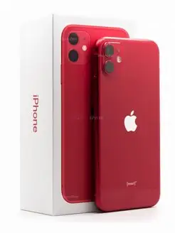 iPhone 11 128 GB Red АЙФОН 155529368 купить за 41 220 ₽ в интернет-магазине Wildberries