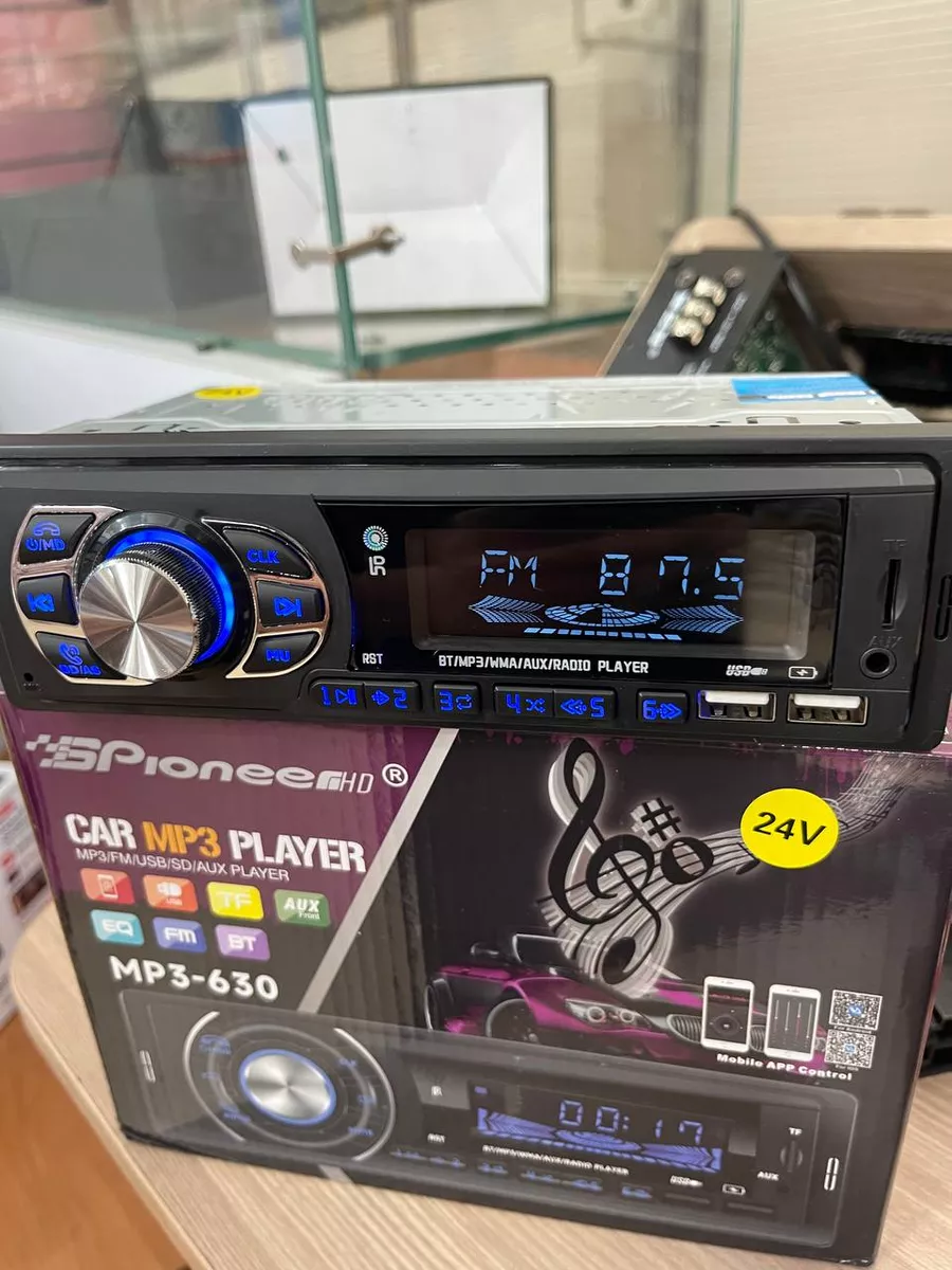 Магнитола DEH-322BT 24 ВОЛЬТ грузовых машин Pioneer 155628863 купить за 1  519 ₽ в интернет-магазине Wildberries