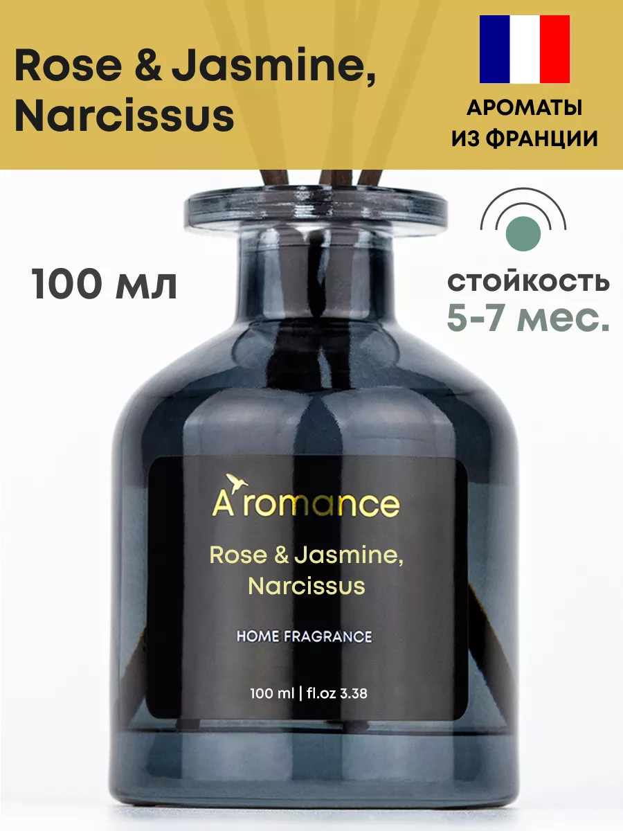 Ароматизатор для дома парфюм аромат диффузор с палочками Aromance 155669661  купить за 893 ₽ в интернет-магазине Wildberries