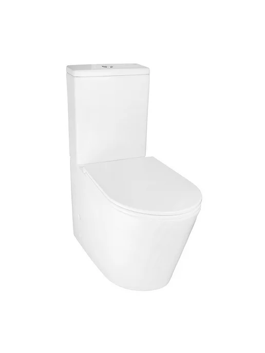 Azario Унитаз напольный с бачком безободковый Maro AZ-2125, белый, фото 5