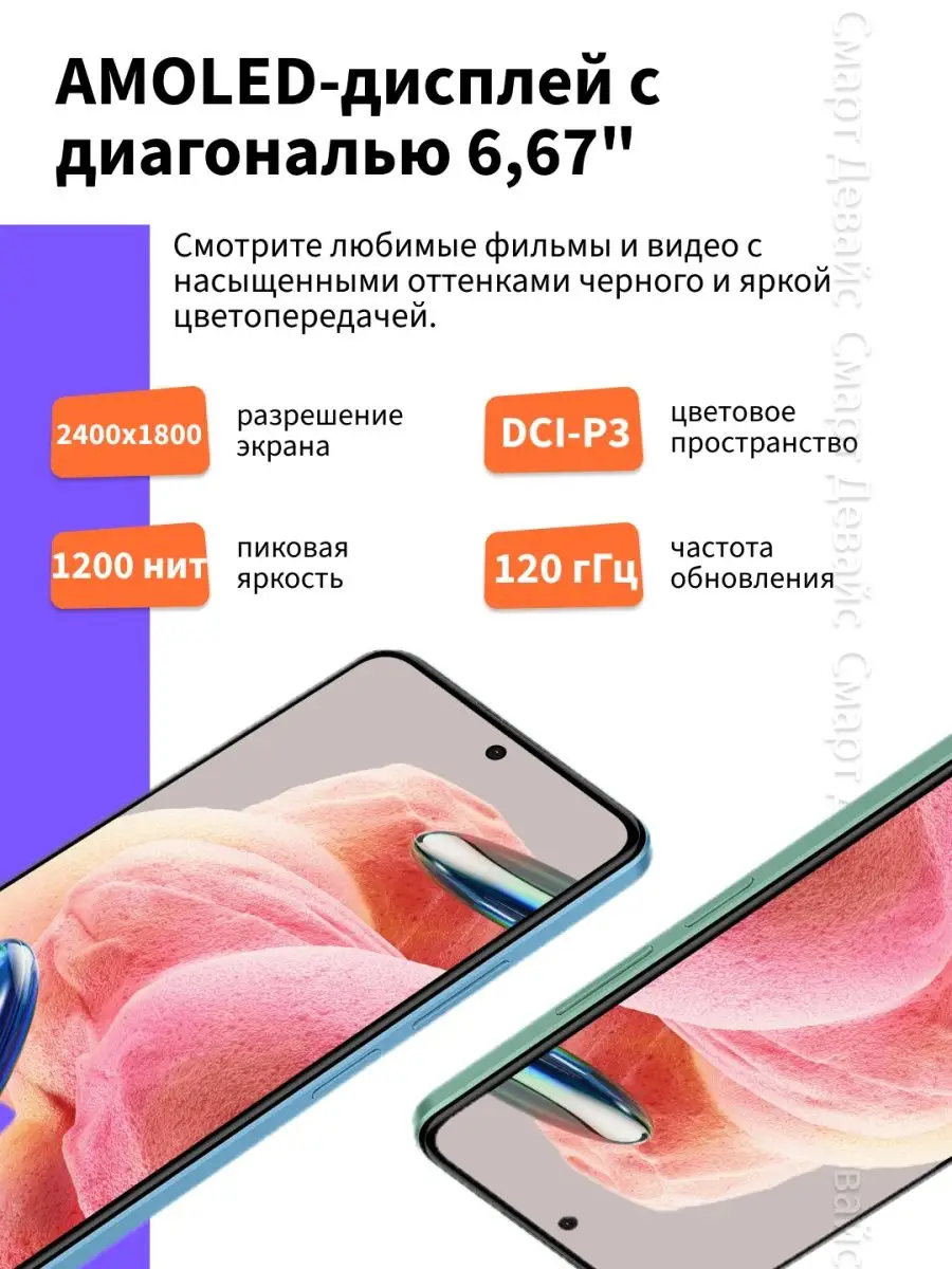 Смартфон Redmi Note 12 6GB+128GB Gray Xiaomi 155706170 купить за 13 704 ₽ в  интернет-магазине Wildberries