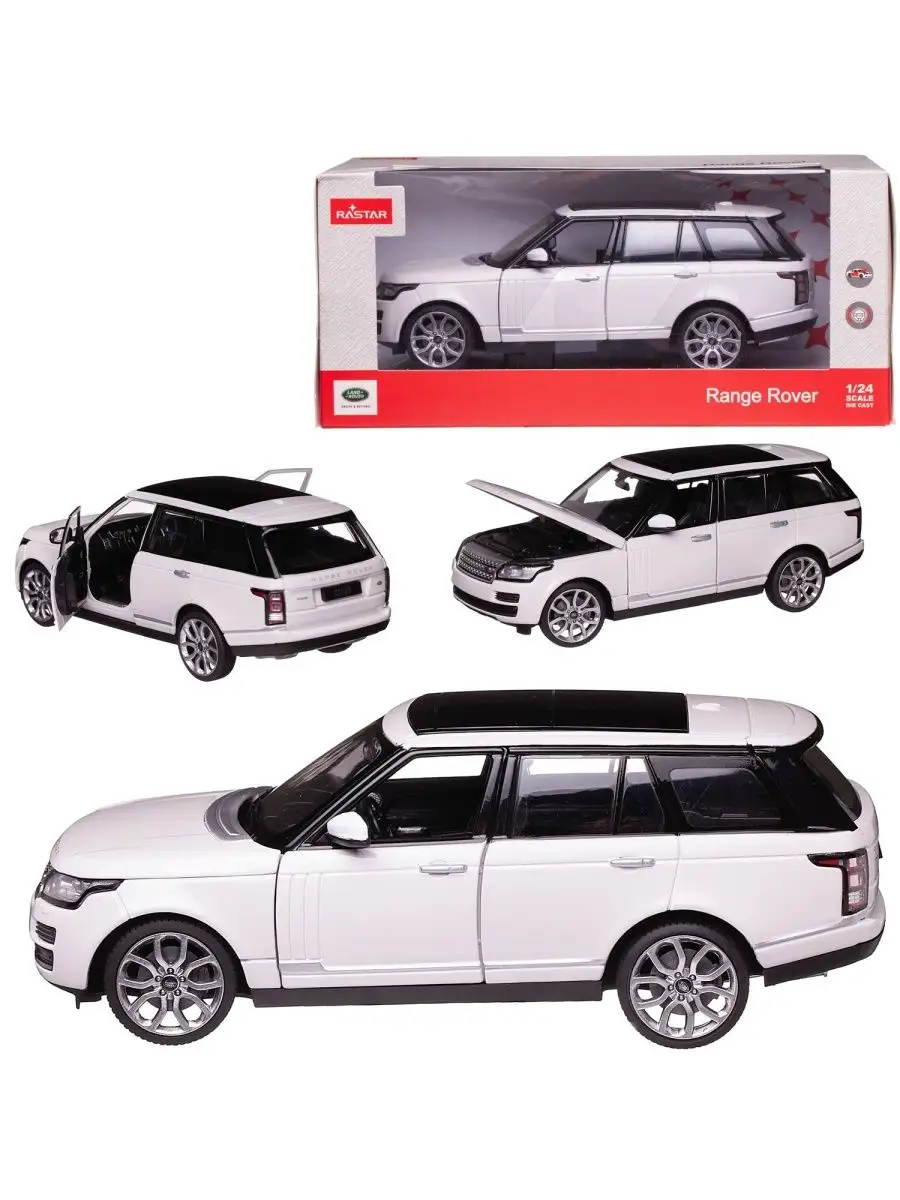 Машина металлическая 1:24 Range Rover, арт. 56300W RASTAR 155734699 купить  в интернет-магазине Wildberries