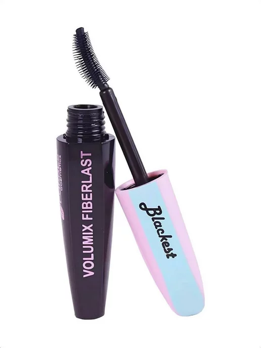 FARRES cosmetics Тушь для ресниц Volumix Fiberlast с изогнутой щеточкой, черный