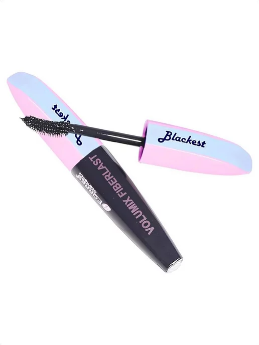 FARRES cosmetics Тушь для ресниц Volumix Fiberlast с изогнутой щеточкой, черный, фото 3
