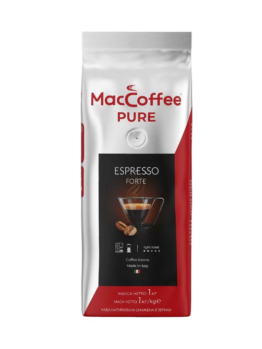 Кофе maccoffee pure espresso forte. Эспрессо кофе.