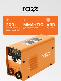 Сварочный аппарат инверторный IWM-120, 20-200A, MMA+TIG RAZZ 155766894 купить за 2 336 ₽ в интернет-магазине Wildberries