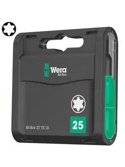 Набор бит TORX Bit-Box 20 TX (20 шт; 25 мм; T25) WE-057773 WERA 155775375 купить за 2 668 ₽ в интернет-магазине Wildberries