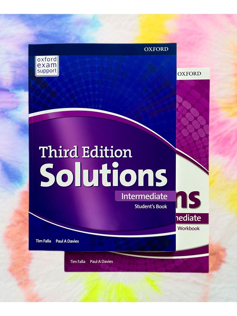 Solutions Intermediate student's book. Solutions Intermediate 3rd Edition. Third Edition solutions Intermediate student's book. Workbook.