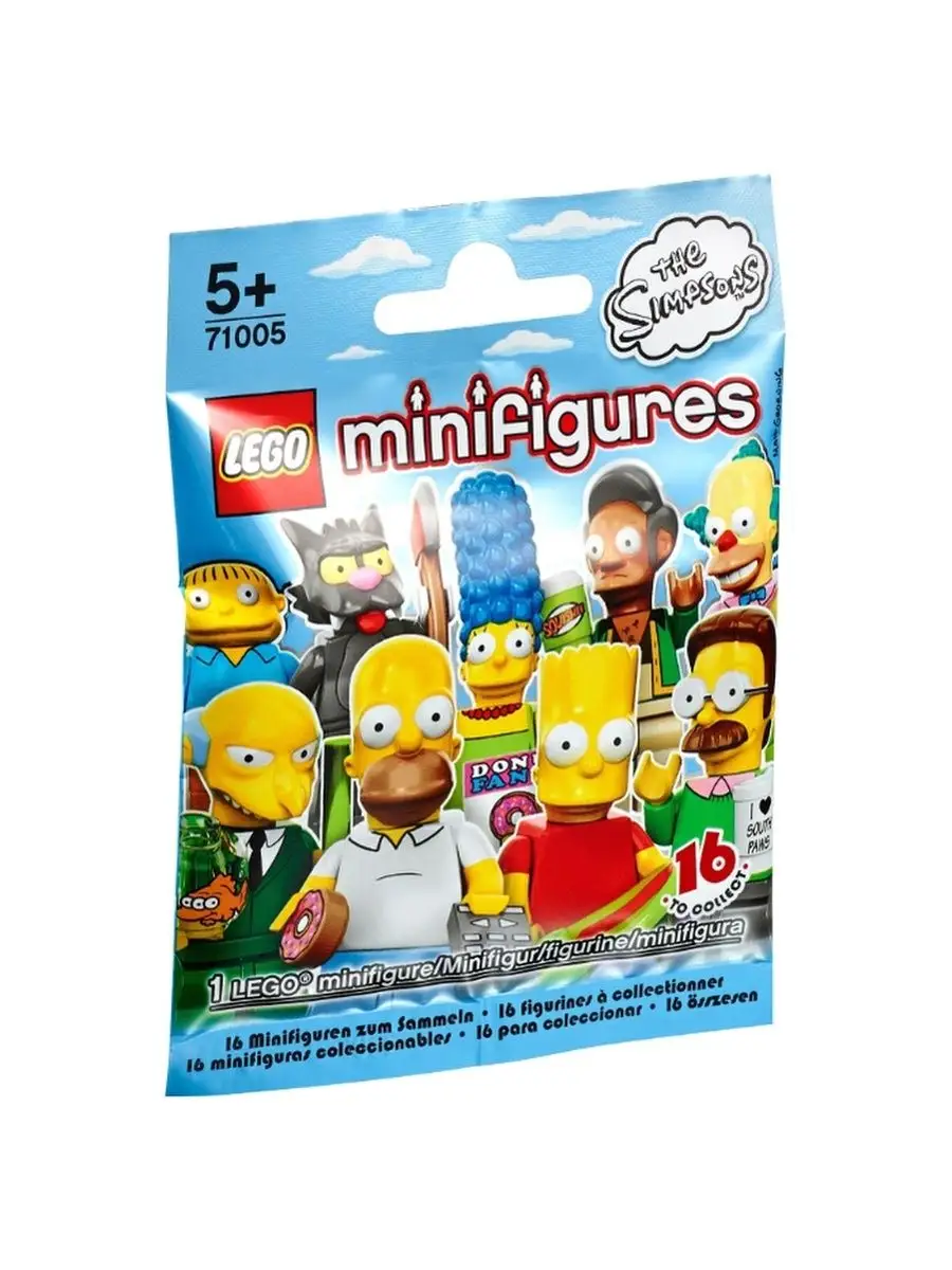 Минифигурка Lego collectable Minifigures 71005 Симпсоны LEGO (Лего)  155818240 купить за 2 055 ₽ в интернет-магазине Wildberries