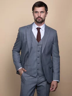 Костюм классический свадебный тройка TOMMY HAAS 155821479 купить за 15 184 ₽ в интернет-магазине Wildberries