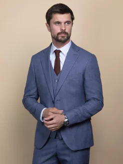 Костюм классический тройка TOMMY HAAS 155822157 купить за 15 943 ₽ в интернет-магазине Wildberries