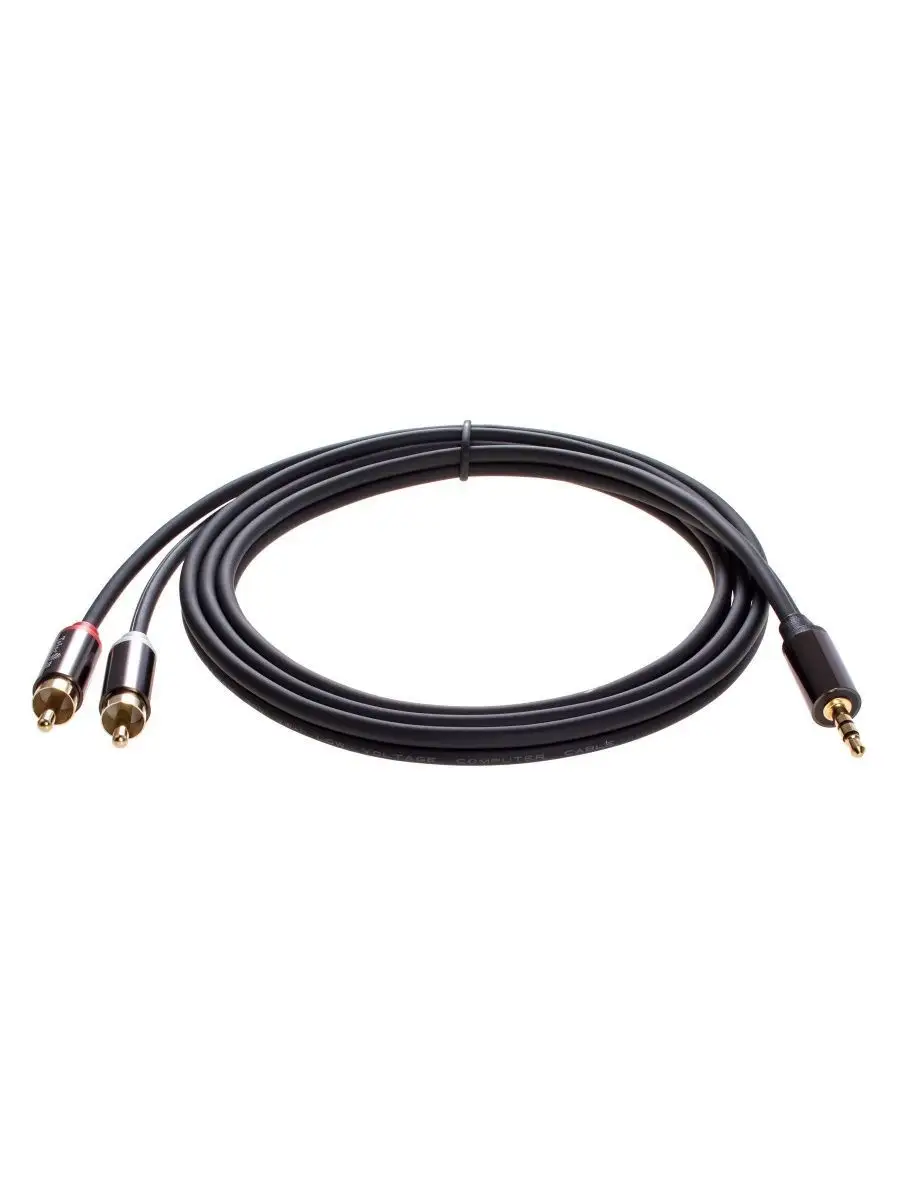 Jack 2 RCA кабель 3.5 1.5 м провод джек тюльпан для тв Telecom 155824818  купить за 489 ₽ в интернет-магазине Wildberries