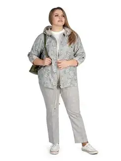 Пиджак большие размеры Ely 155834140 купить за 2 551 ₽ в интернет-магазине Wildberries