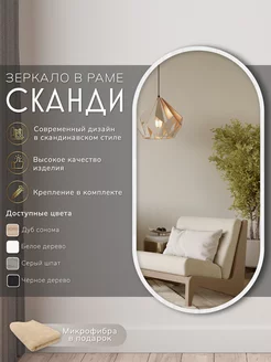 Зеркало в раме "Капсула", 45х90 см Postermarket 155839579 купить за 3 533 ₽ в интернет-магазине Wildberries