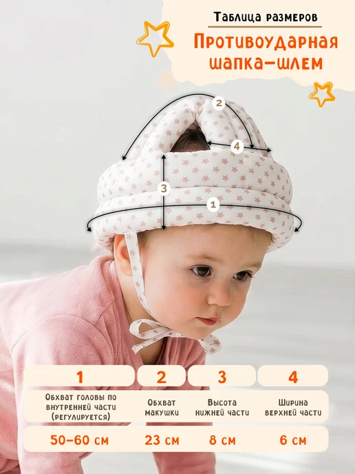BabyBoom! Противоударный шапка - шлем №1 для детей, вариант, фото 4
