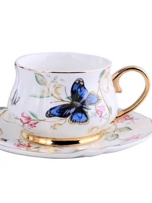 Чайный набор на 6 персон фарфоровый - фото 5