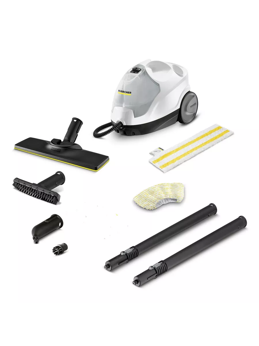 Пароочиститель Керхер SC 4 EasyFix Scrub +4 насадки Karcher 155930200  купить за 22 605 ₽ в интернет-магазине Wildberries