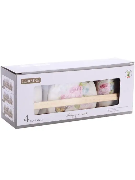 Набор для специй на подставке на стол с салфетницей - фото 9