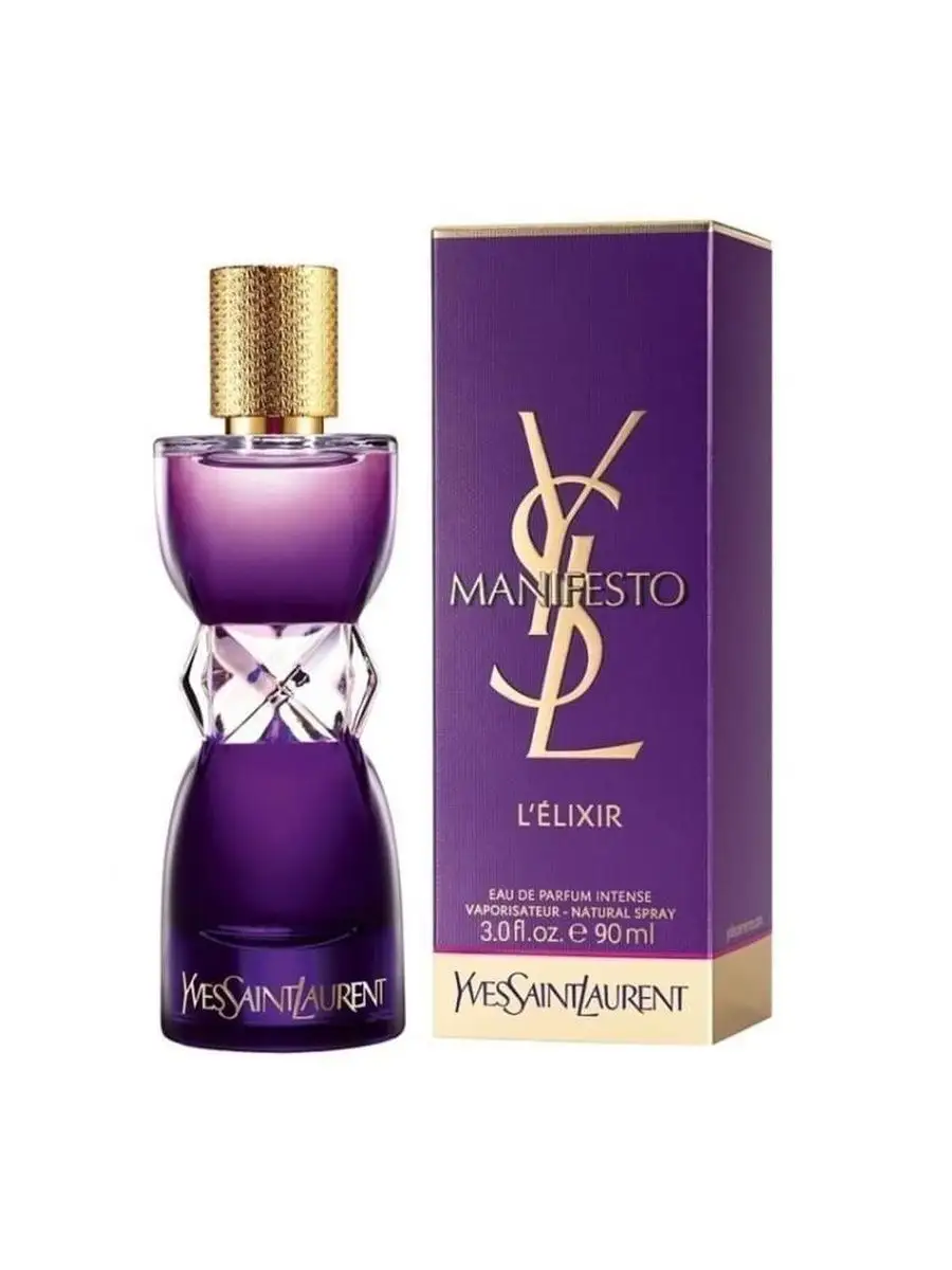 Парфюмерная вода Yves Saint Laurent Manifesto Lelixir 90 мл Мужской парфюм  д 155951840 купить за 592 ₽ в интернет-магазине Wildberries