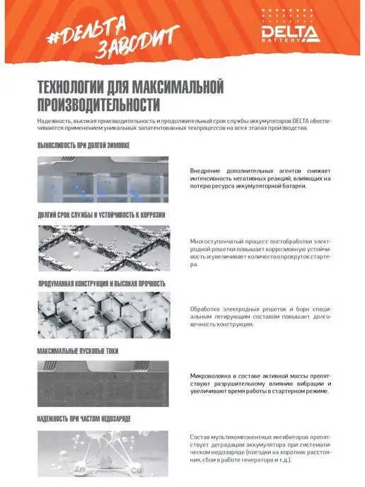 DELTA BATTERY Аккумулятор для мотоцикла снегохода 12v 20ah Delta EPS 12201, вариант, фото 7