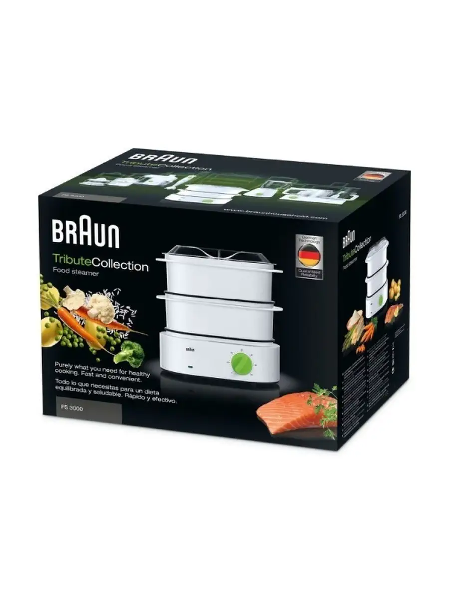 Пароварка Braun FS 3000 Braun 155967488 купить за 9 828 ₽ в  интернет-магазине Wildberries