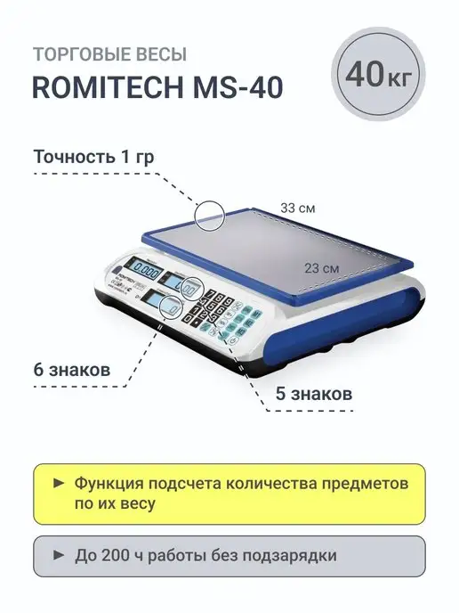 Romitech Весы торговые электронные