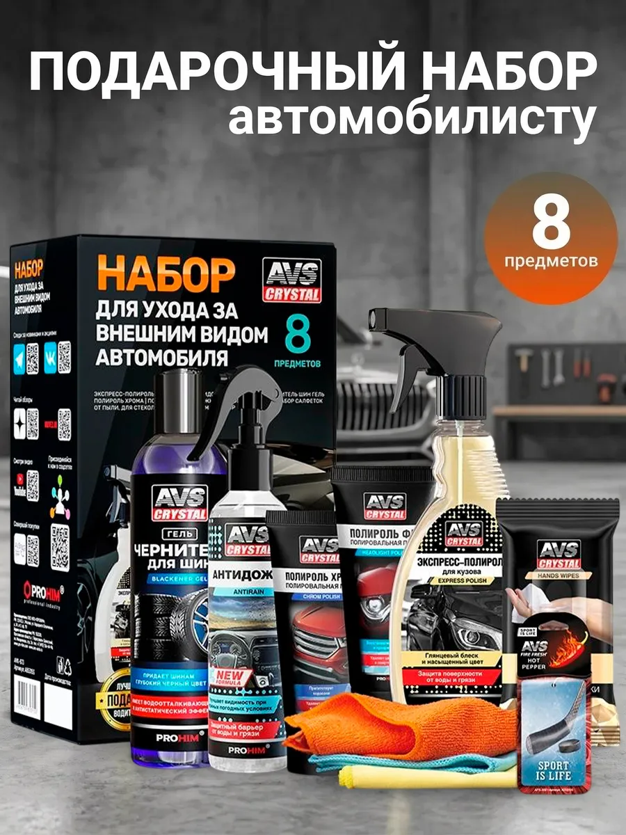 Подарочный набор автохимии мужчине