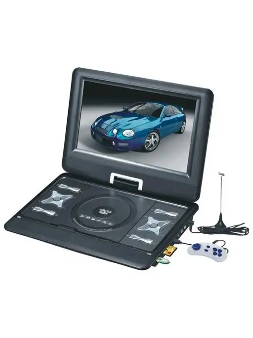 XPX Портативный CD-DVD плеер 10,8 дюймов EA-1028, DVD 10 8 дюйма, фото 3