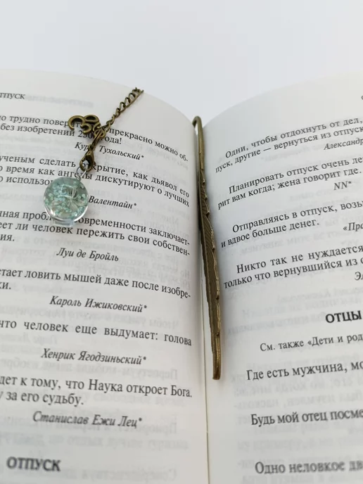 Снитч Квиддич Закладка для книг гипсофила, черный, фото 4