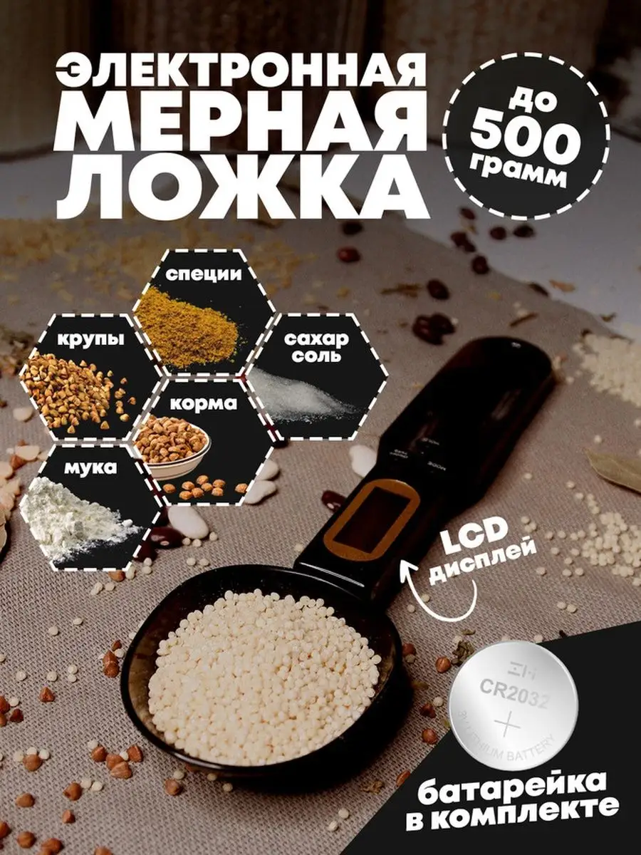 Электронная мерная ложка весы Home Keeper 156114426 купить в  интернет-магазине Wildberries