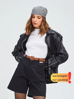 Шорты удлиненные классические с поясом Marconi 156175919 купить за 765 ₽ в интернет‑магазине Wildberries