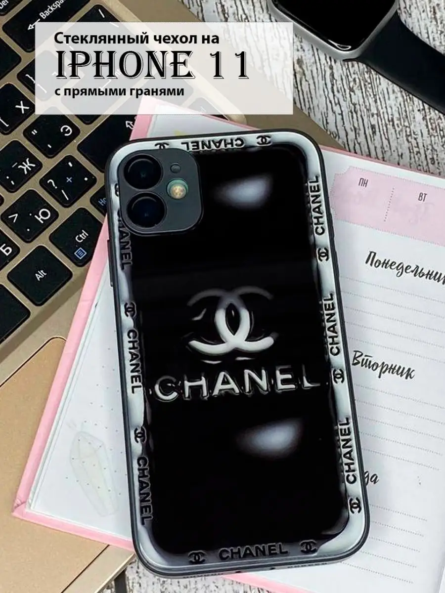 Стеклянный чехол на iPhone 11 CHANEL WorldOfCase 156186341 купить в  интернет-магазине Wildberries