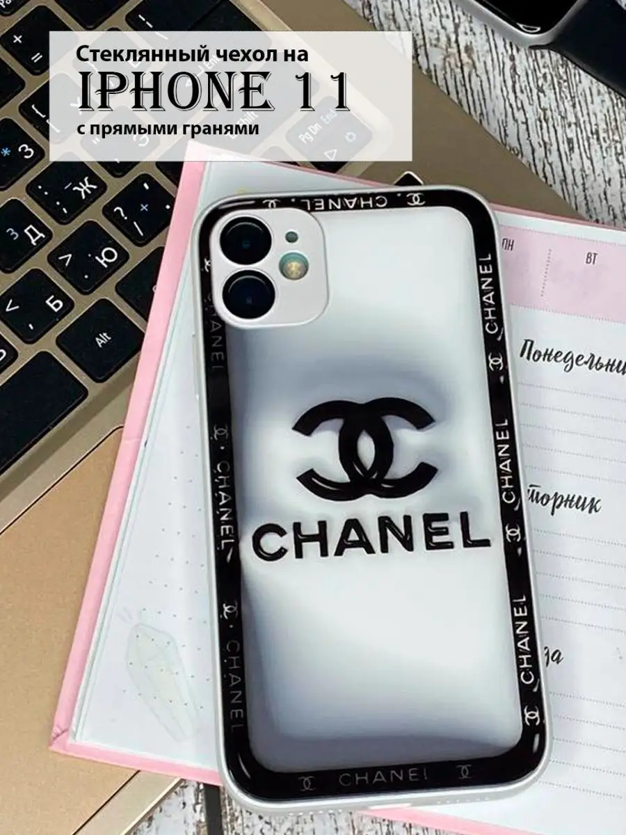 Стеклянный чехол на iPhone 11 CHANEL WorldOfCase 156187138 купить в  интернет-магазине Wildberries