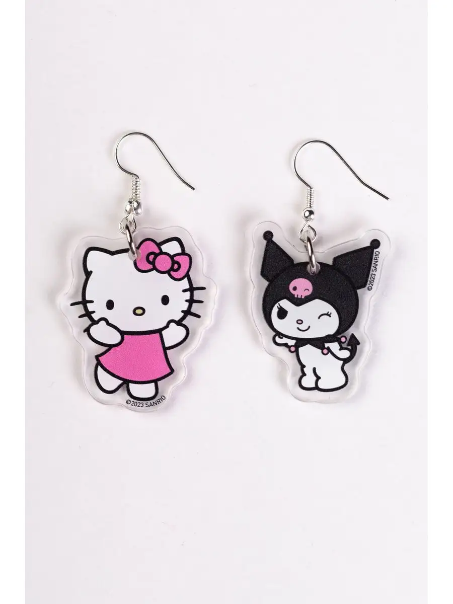 Серьги аниме Hello Kitty Куроми бижутерия Май Мелоди Стикит 156189057  купить за 129 ₽ в интернет-магазине Wildberries