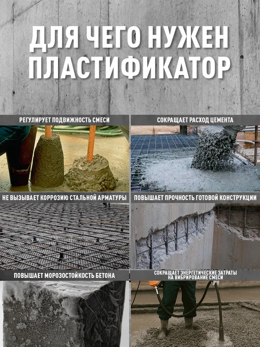ОСНОВИТ Пластификатор для бетона Сэйфскрин SPP1 (1 л), 1 л, фото 6