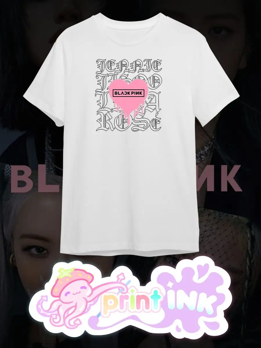 K pop BlackPink Black Pink Print ink 156214474 932 Wildberries