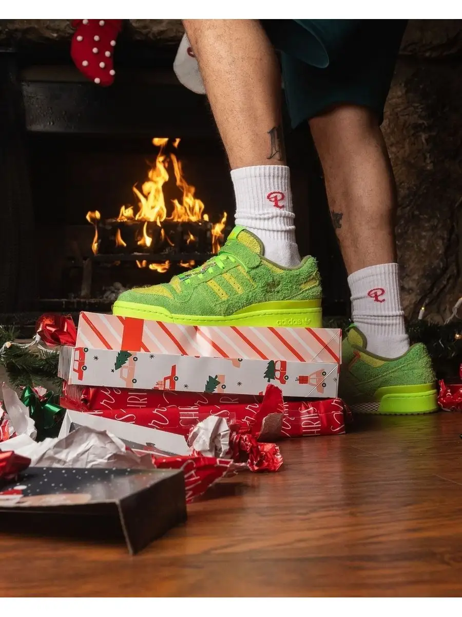 Adidas Bad Bunny Forum Low Grinch зеленые Adidas 156220178 купить за 4 176  ₽ в интернет-магазине Wildberries