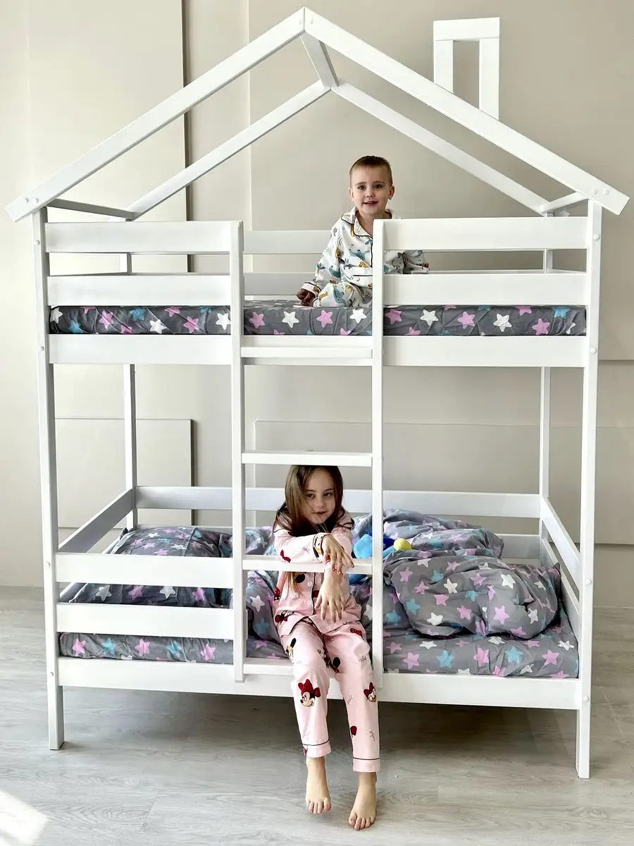 Детская кровать двухъярусная для детей купить в Москве |Цены в Санкт-Петербурге и Самаре