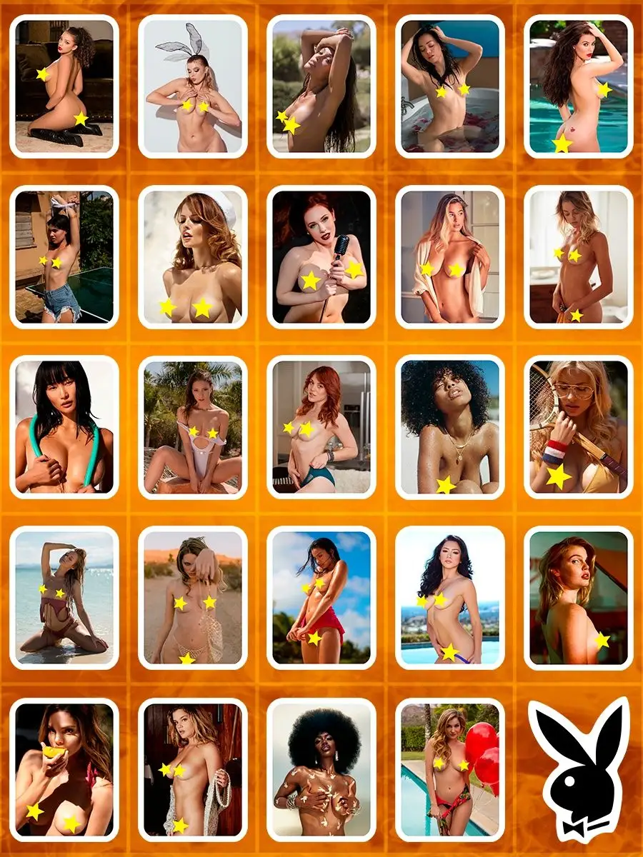 Orange Fun Стикеры наклейки эротика секс Playboy эро +18 голые девушки