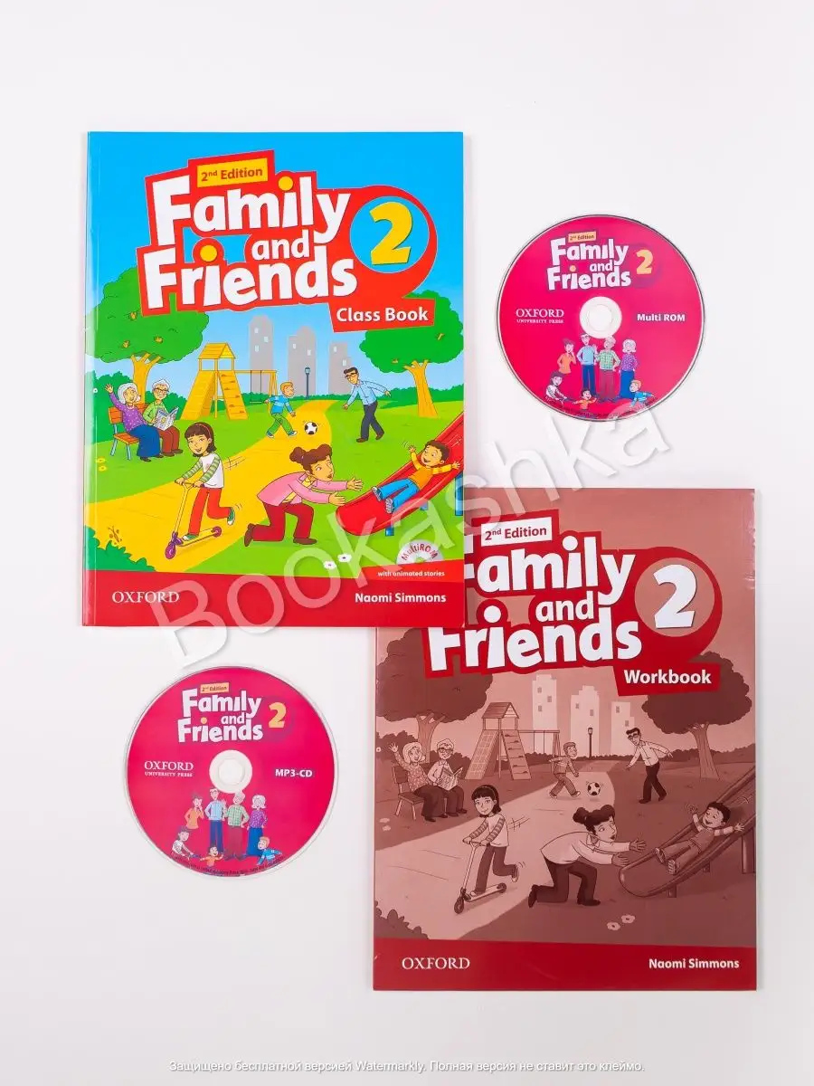 Комплект Family and friends 2: Class book + Workbook + СD Oxford University  Press 156239705 купить за 2 319 ₽ в интернет-магазине Wildberries