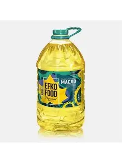 Масло подсолнечное раф. дез. Efko Food, ГОСТ, 5 л. Efko Food 156278012 купить за 686 ₽ в интернет-магазине Wildberries