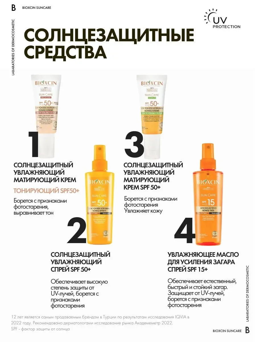 Масло для загара SPF 15 BIOXCIN 156326064 купить в интернет-магазине  Wildberries